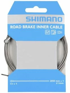 Câble Frein Shimano Acier Galvanisé 1.6X2050 Mm