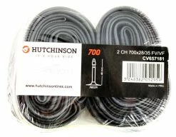 Chambre à Air Hutchinson Butyl 700x28/35 Valve Schrader 40mm - Lot De 2