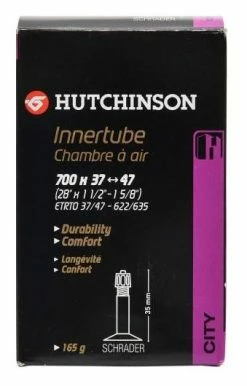 Chambre à Air Hutchinson Butyl 700x37/50 City/Gravel